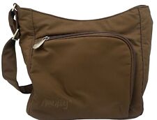 Used, Ameribag Purse Shoulder Bag, Brown / Green Adjustable Strap Zip Closure for sale  Shipping to South Africa