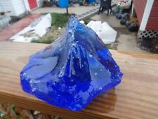 Glass Rock Slag Pretty Sapphire Blue 5.6 lbs MM2 Rocks Landscape Aquarium, used for sale  Shipping to South Africa
