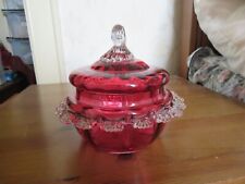 Vintage cranberry glass for sale  STOURPORT-ON-SEVERN
