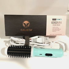 Usado, Calista GoGo Mini 1" pol. escova redonda barril ferramenta de modelagem de cabelo agave azul com bolsa comprar usado  Enviando para Brazil