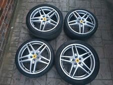 4 GENUINE OEM ORIGINAL FERRARI F430 430 19" ALLOY WHEELS PIRELLI TYRES BBS 360 for sale  Shipping to South Africa