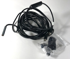 USB 15 Foot Endoscope Borescope Flexible Semi-Rigid Long Snake Video Camera for sale  Shipping to South Africa