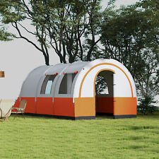 3000mm Waterproof Camping Tent, Large Family Tent for 5-6 Man, Cream and Orange, used for sale  Shipping to South Africa