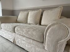 Cream seater sofa for sale  BRENTWOOD