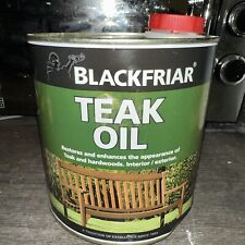 Blackfriar teak oil for sale  STOURBRIDGE