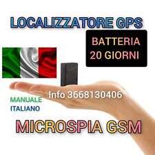 Microspia satellitare gps usato  Italia