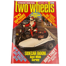 Dos ruedas - Diciembre 1975 - Revista de motocicletas vintage RARO segunda mano  Embacar hacia Argentina