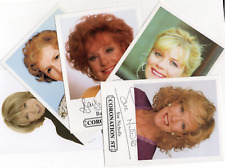 5 Coronation Street Cast Cards Pre-Printed Autographs for sale  Shipping to South Africa