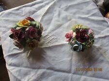 Bouquets fleurs porcelaine d'occasion  Roquevaire