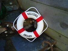 Lifering welcome aboard for sale  TORQUAY