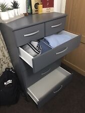 Chest drawers grey for sale  LEICESTER