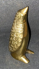 Brass penguin ornament for sale  SWINDON