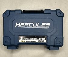 Hercules 21 peças Conjunto de brocas de titânio, usado comprar usado  Enviando para Brazil