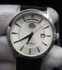 Orient Automático Para Hombre DAY DATE Reloj Caja Original PAPELES COMO NUEVO segunda mano  Embacar hacia Argentina