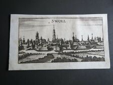 Kopergravure Zwolle Overijssel 1690 tweedehands  Sittard-Geleen - Limbricht
