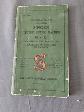 sewing machine instruction manual for sale  Cambridge