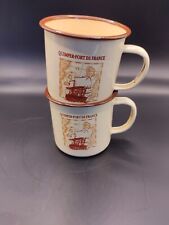 Vintage enamel cups. for sale  CREDITON