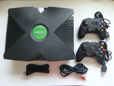 Consola clásica original Microsoft Xbox Launch Edition negra + 2 controladores,  segunda mano  Embacar hacia Argentina