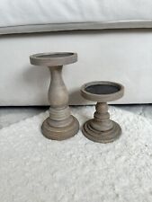 Rustic candle holders for sale  TINTAGEL