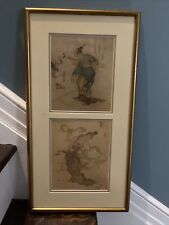 pair framed japanese art for sale  Basking Ridge