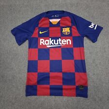 Usado, Camiseta deportiva de fútbol del Barcelona FC para hombre pequeña azul nike 2019-20 en casa talla S segunda mano  Embacar hacia Argentina
