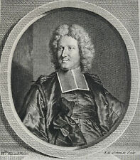 JEAN PAUL BIGNON (1662-1743) portrait grave 18 eme. ne a  PARIS comprar usado  Enviando para Brazil