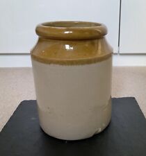 Vintage Medium Saltglazed Stoneware Earthenware Storage Pot Vase Jar for sale  HORSHAM