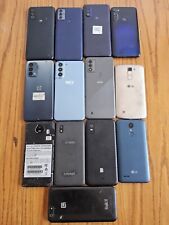 Lote De 13 Smartphones - Moto LG OnePlus - Como Está BLOQUEADO QUEBRADO Para Peças Leia comprar usado  Enviando para Brazil