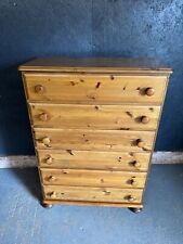 Vintage Ducal Pine Chest Of Drawers Tall Boy  for sale  Shipping to South Africa