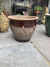 glazed terracotta pots for sale  DUNSTABLE