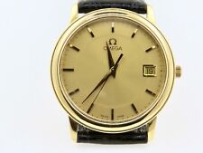 1995 OMEGA masculino 18 ct. Movimento eletrônico de quartzo ouro amarelo 34 mm. Relógio comprar usado  Enviando para Brazil