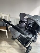 Bugaboo Donkey3 Duo Double Pram  Grey Melange True  Black Chassis - Raincovers for sale  Shipping to South Africa
