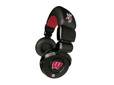 iHip NCAA Wisconsin Badgers DJ Headphones 3.5mm Stereo Plug Detachable Cord for sale  Shipping to South Africa