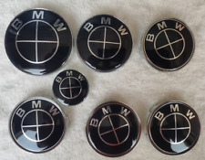 NEW 7PC SET For BMW 50th Anniversary Steering Wheel Hood Truck Emblem Cap Badges, used for sale  Shipping to South Africa
