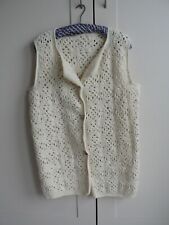 Vintage crochet waistcoat for sale  WORTHING