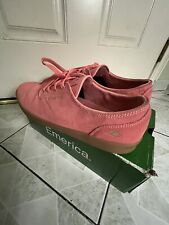 Sapatos de skate Emerica Leo Romero rosa amarrado tamanho 13 com caixa! Etnies és comprar usado  Enviando para Brazil