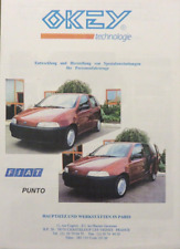 Fiat Punto dla osób niepełnosprawnych Okey Brochure prospetto z 1993 roku, 4 strony na sprzedaż  Wysyłka do Poland