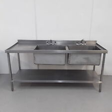 Stainless double sink for sale  BRIDGWATER