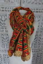 Phulkari colourful silk for sale  WOLVERHAMPTON