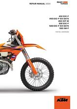 KTM Service Workshop Shop Repair Manual Book 2024 500 EXC‑F US for sale  Shipping to South Africa