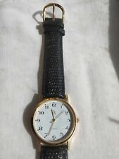 Vintage Avon męski zegarek na rękę złoty metal na sprzedaż  Wysyłka do Poland