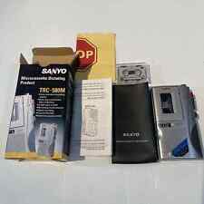 Sanyo TRC-580M Micro Cassette Voice Recorder Complete In Box W/manuals And Case for sale  Shipping to South Africa