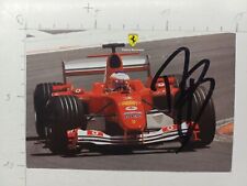 Usado, Rubens Barrichello Ferrari  Team  F1  Formel 1 Autogrammkarte orgin sign!! comprar usado  Enviando para Brazil