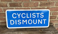 Vintage cyclists dismount for sale  DOVER