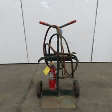OKI Bering 2 Cylinder Bottle Gas Cart Oxygen Acetylene Torch Hose And Extras, used for sale  Shipping to South Africa