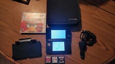 Nintendo 3ds Cosmo Black Console with case and games. (Pokemon, mario kart, etc), used for sale  Minneapolis