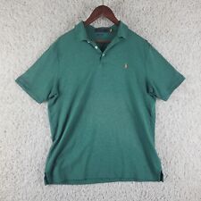 Camisa polo masculina Ralph Lauren G grande ajuste clássico verde carne pônei manga curta comprar usado  Enviando para Brazil