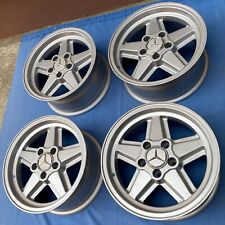 Ronal R9 Wheels Rims 15” Mercedes AMG Penta W123 W113 W114 W115 W107 W124 W201, used for sale  Shipping to South Africa