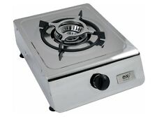 Camping Gas Stove 1 Burner Portable Cooktop LPG Stainless Steel Cooker NJ-100SD, used for sale  COVENTRY