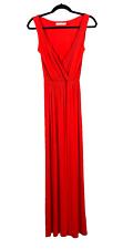 Vestido Lush Maxi Feminino Tamanho Médio Vermelho Comprimento Longo Sem Mangas Casual Flowy comprar usado  Enviando para Brazil